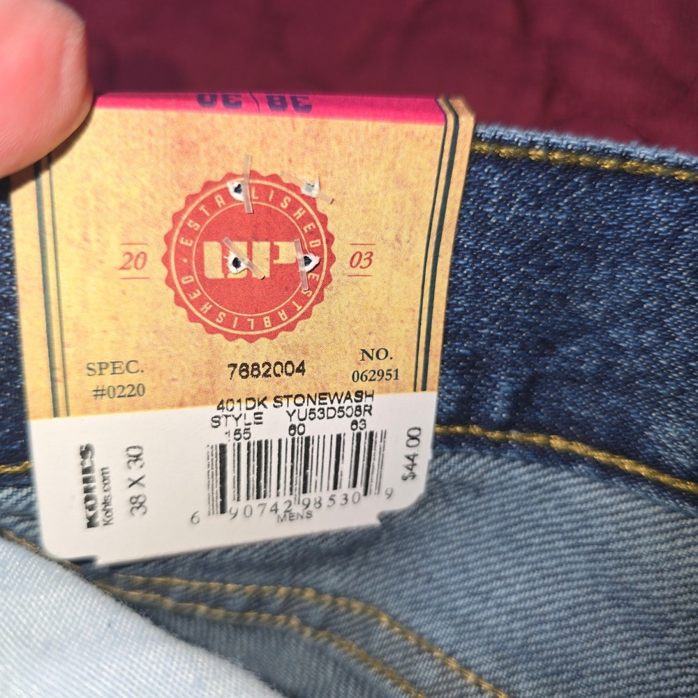 Urban Pipeline Regular Fit 38/30 Mens Jeans Stonewash Sits on Waist Straight - Picture 3 of 12